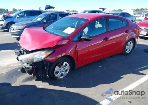 2016 Kia Forte Lx из США, поврежденный, VIN KNAFX4A6XG5518482